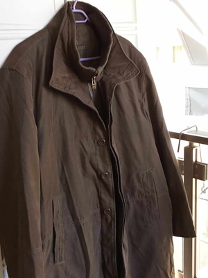 Men's brown coat like new with inner lining XXL