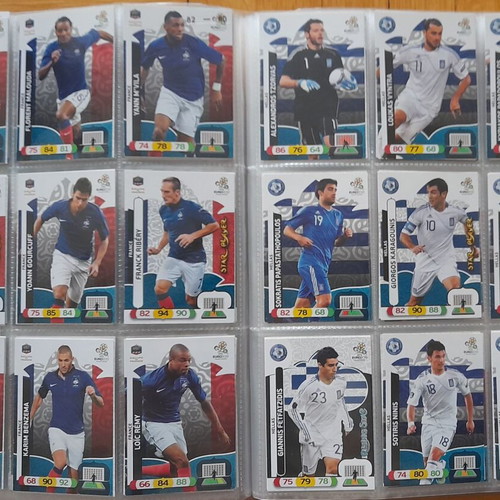 UEFA Euro Poland-Ukraine 2012 Adrenalyn XL album with 223 base cards used