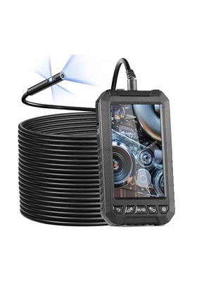 Vevor Endoscope Camera with Triple Lens 15m Cable 5" Screen