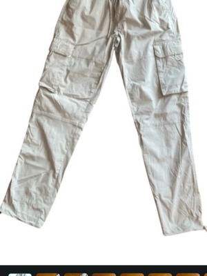 Beige cargo pants, size S