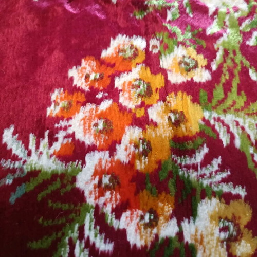 Velvet vintage blanket like new 160 x 200