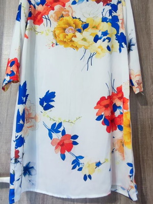 Floral dress like new, colorful summer style