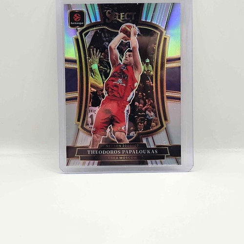 2025-26 Panini Euroleague Select Theodoros Papaloukas Silver CSKA Moscow card