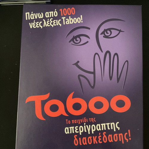 Taboo board game