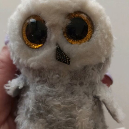 Ty owl keychain like new