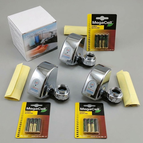 Auto-Spring Water Sensor Switch Set of 3 with AAA Batteries new