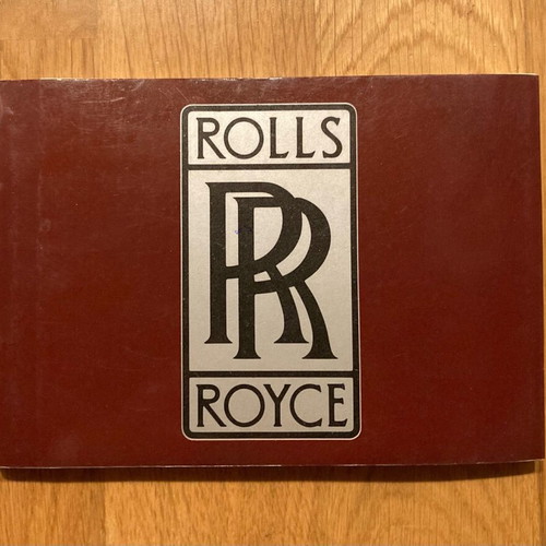 Rolls Royce booklet like new, 1980, English