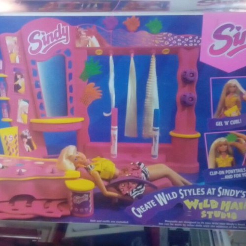 Sindy Wild Hair Studio playset new