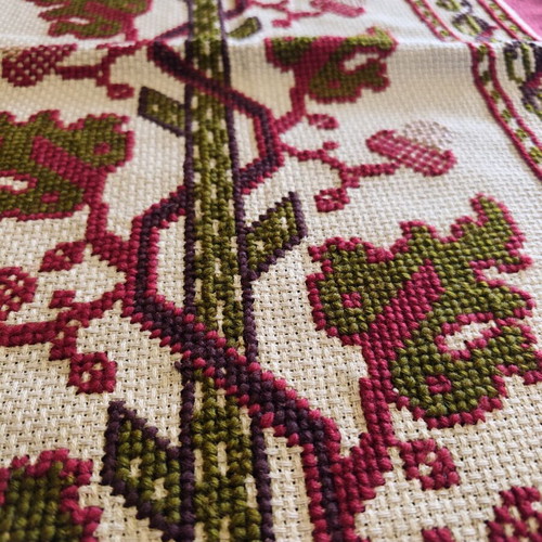 Handmade throw like new 135x180