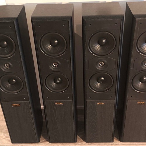 Crystal Audio home cinema speaker set, 4 floorstanding C31 XL, 1 center