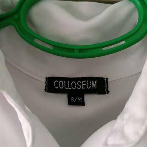 Colloseum women's blouse like new, white with buttons