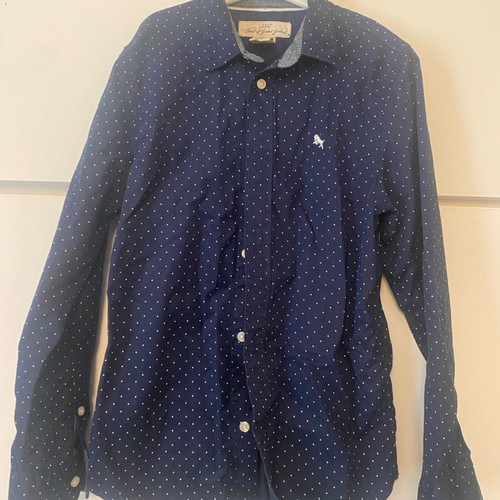 Zara kids shirt used, blue, size 128 cm