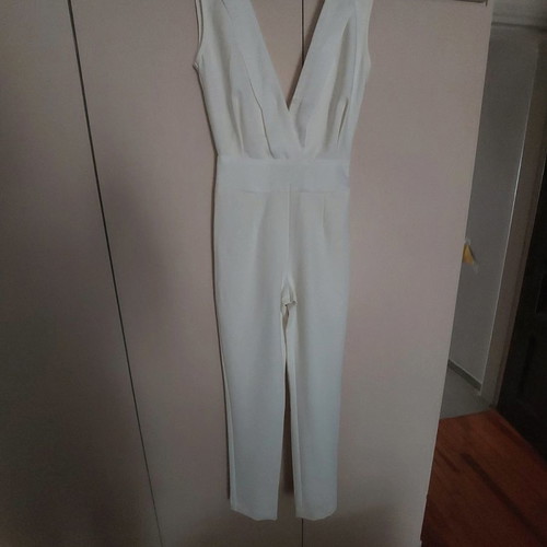 Mind Matter white jumpsuit XS used