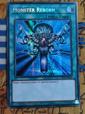 Monster Reborn Secret Rare Spell κάρτα σαν καινούργιο