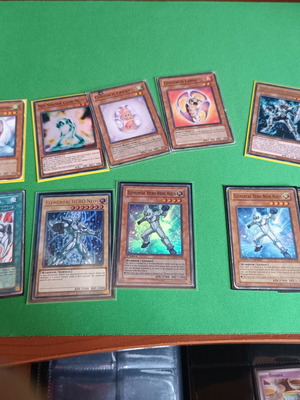 Elemental Hero Neos Yu-Gi-Oh cards used, includes super rare Neos Alius