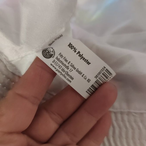Bucket hat like new, white and multicolor, size S/M