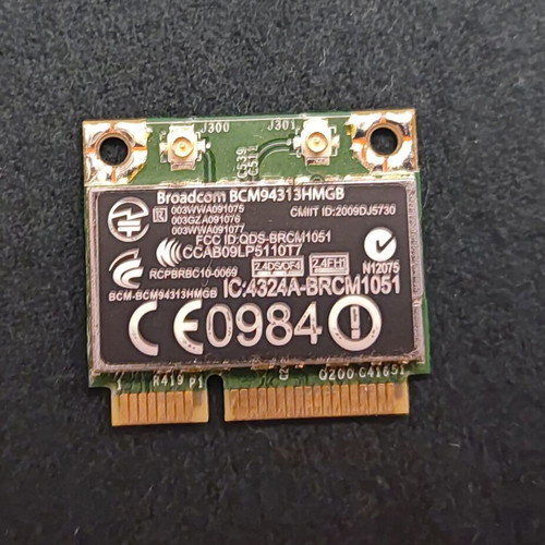 Broadcom BCM94313HMGBEPA Wi-Fi card for laptop used