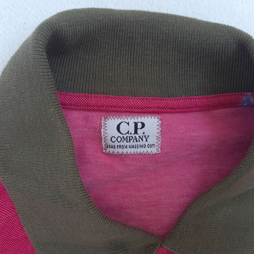 C.P. Company men's vintage polo shirt size XL like new, colorful
