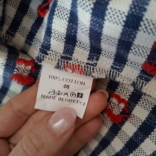 Figaro jacket XS-S like new, white and blue