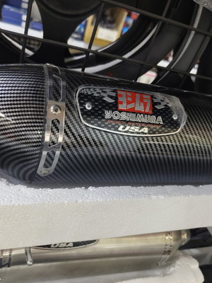 Τελικό εξάτμισης Yoshimura USA για μοτό, ανθρακονήματα, φ51 και φ38