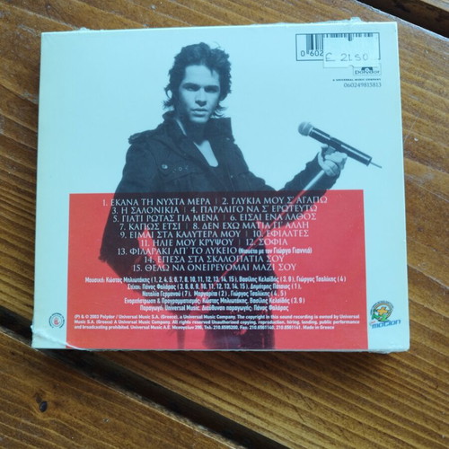 Giorgos Tsalikis Ekana Ti Nyhta Mera CD, sealed