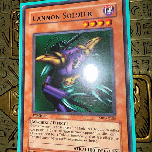 Cannon Soldier MRD 1st Edition card like new