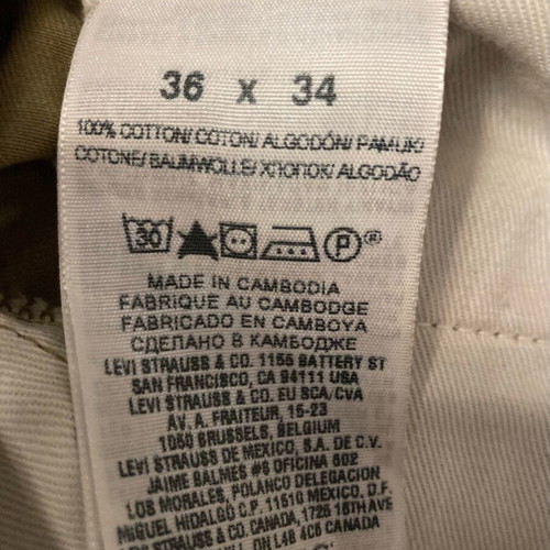 Dockers Alpha Slim chinos khaki like new W36 L34