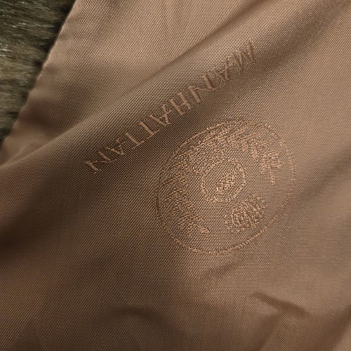 Mink fur coat like new, brown color