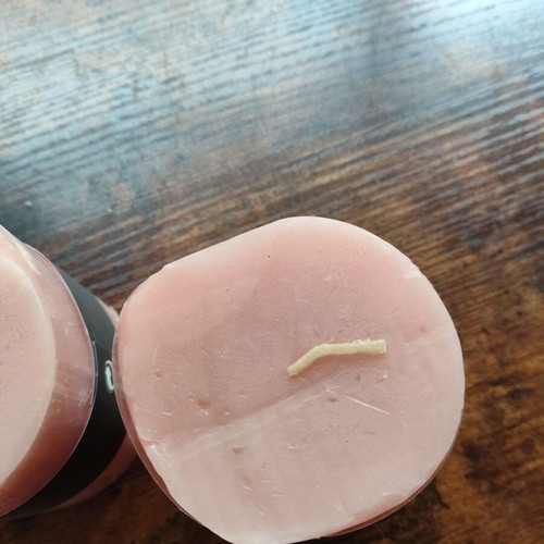 Set of two unscented candles new
