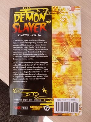 Demon Slayer Vol.12 comic book used, English