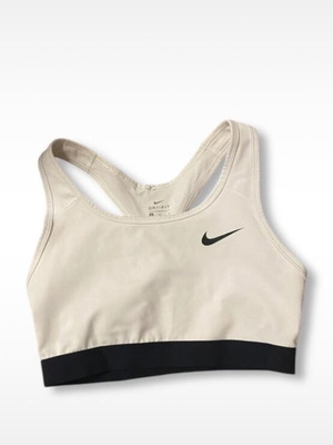 Nike bralette white like new, size M