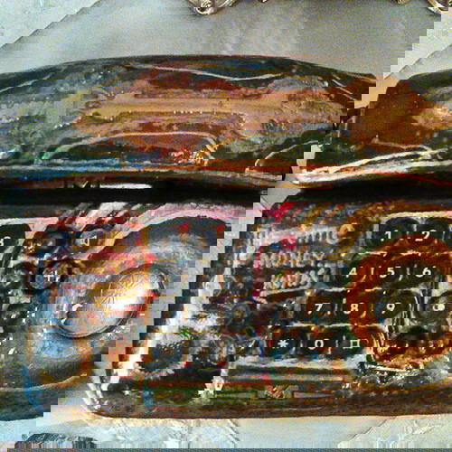 Τηλέφωνο έργο τέχνης ζωγραφισμένο στο χέρι, μοναδικό και περίεργο