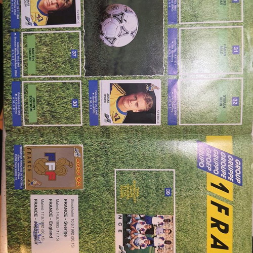 Panini Album EURO '92 used, rare collectible