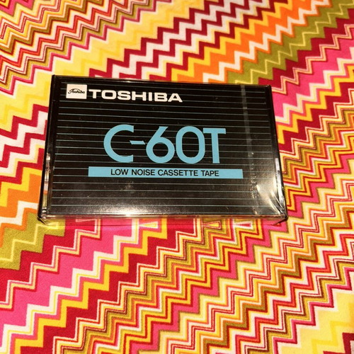 Toshiba C-60T cassette tape sealed, vintage, 60 minutes
