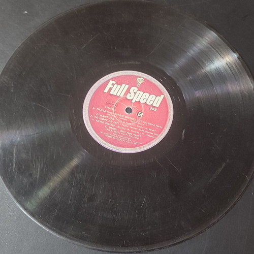 Full Speed One vinyl record used, scratched, no case