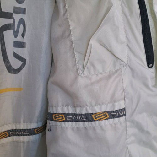 Civil women's jacket like new, ice white, size large