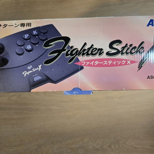 ASCII Fighter Stick X Sega Saturn controller used