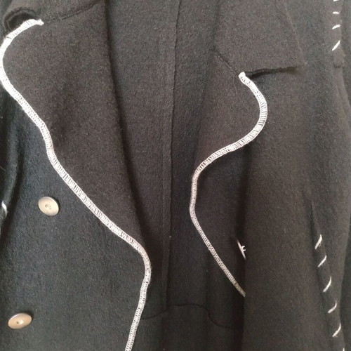 Wool black jacket cardigan S used
