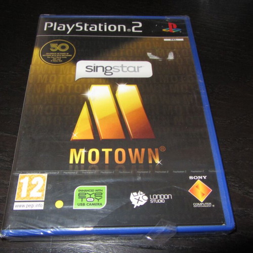 Singstar Motown Sony PS2 new sealed