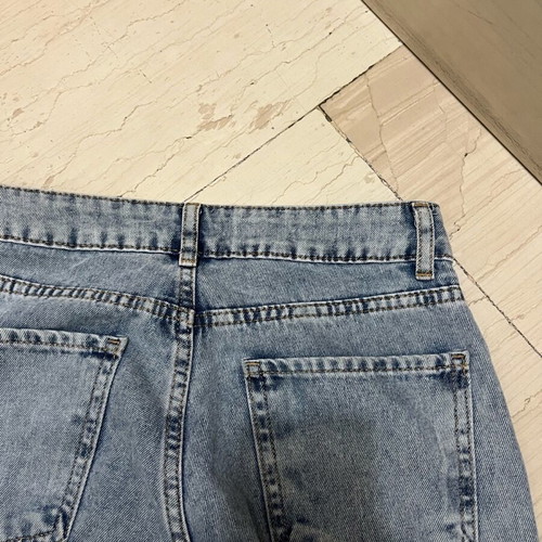Shein wide blue faded women's jeans like new, size XS