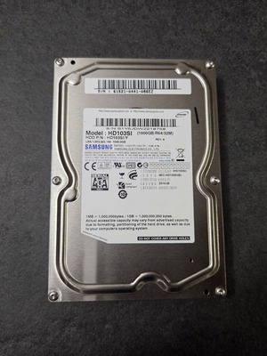 Samsung HD103SI 1TB 1000GB HDD σκληρός δίσκος 3.5" μεταχειρισμένος