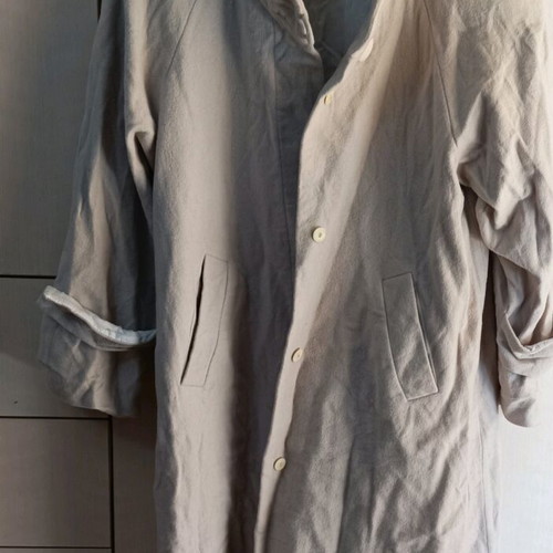 Gianni Rodini women's light gray open coat large size used