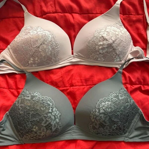 Primark bras 2 pieces size 75D like new, lace balcony style
