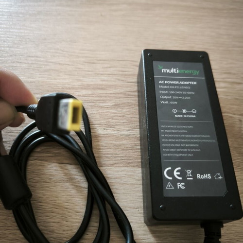 MultiEnergy DILPC.LEN65 Laptop Power Adapter like new, compatible with Lenovo