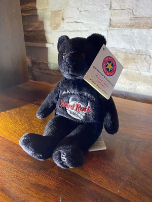 Hard Rock Cafe Stockholm Teddy Bear 2005 collectible plush