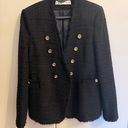 Zara Medium jacket used, black