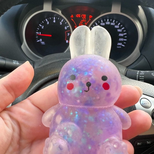 Stress relief toy used, soft like gel