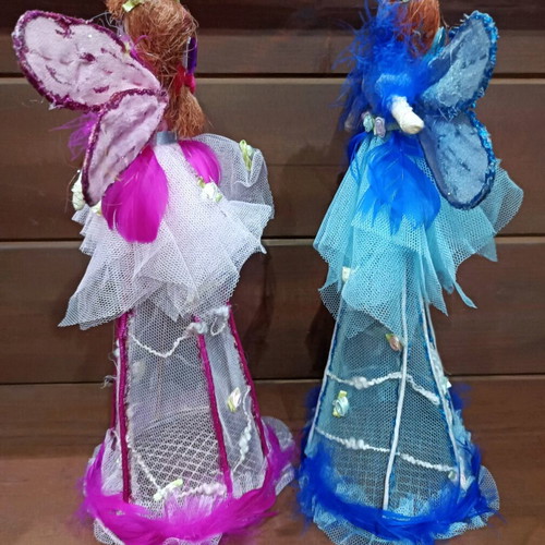 Vintage fairies with storage like new, set of 2 pieces