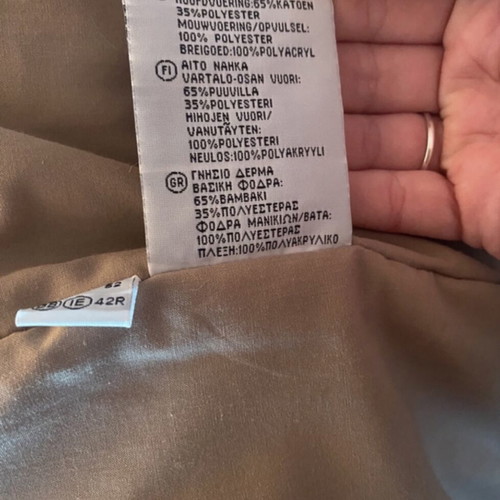 Genuine leather suede jacket men's, like new, brown