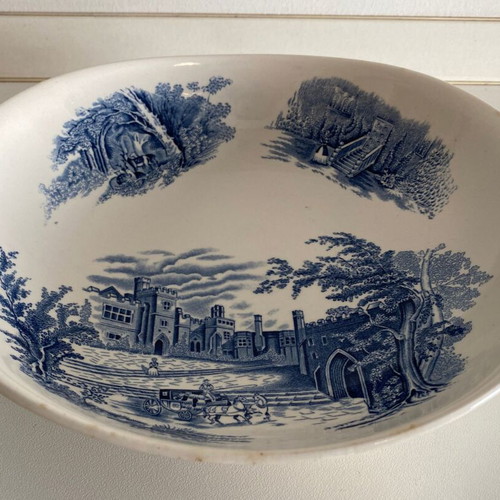Johnson Bros Haddon Hall Vintage Serving Bowl used, 24 cm
